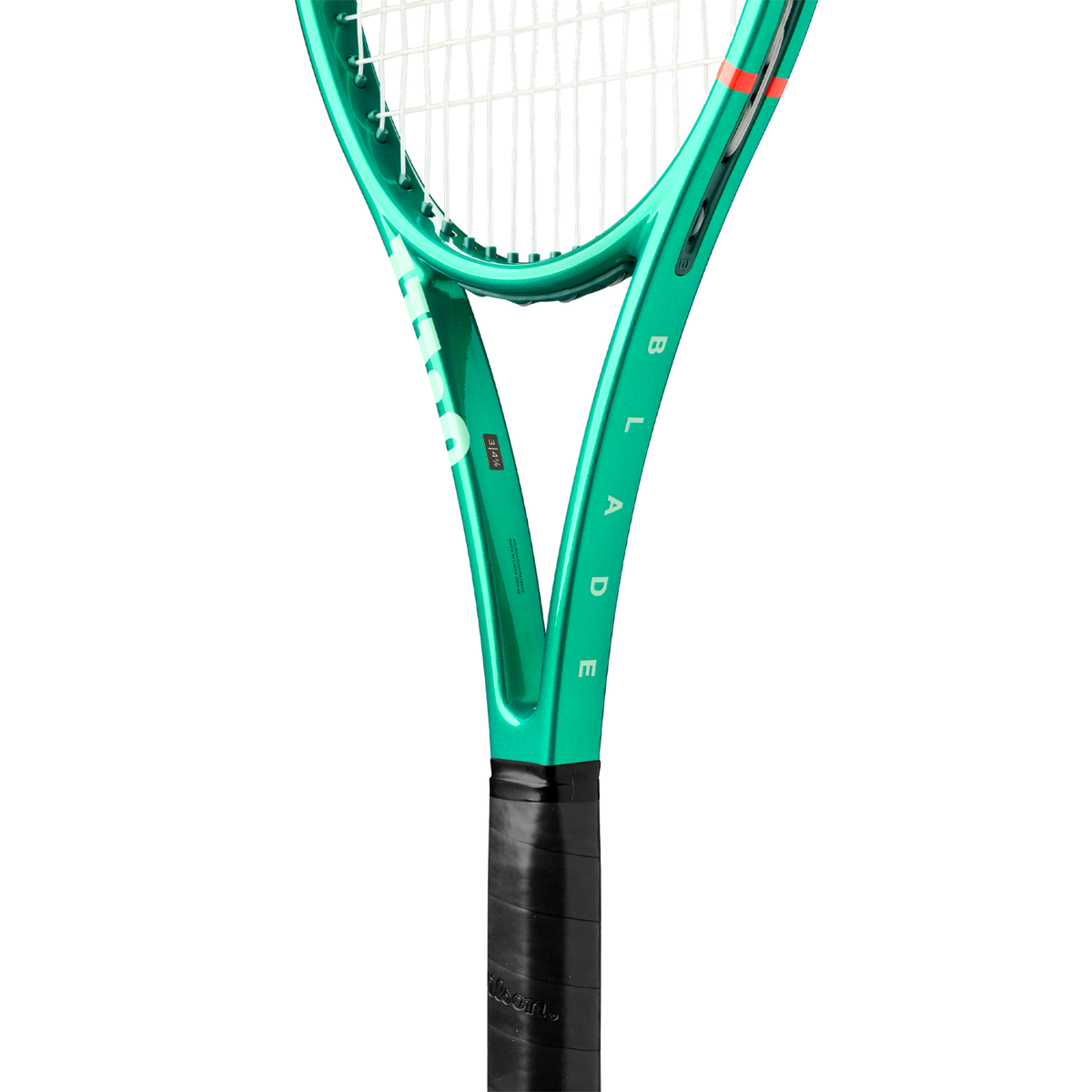 Wilson Blade 101 Team V10 2026 Tennis Racket, Green, close-up detail