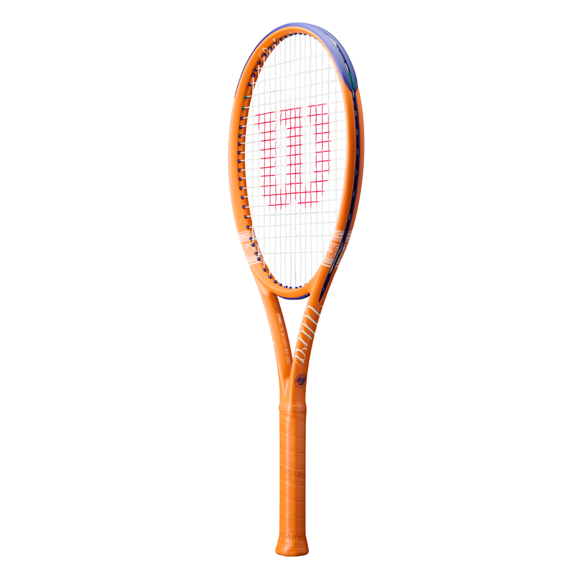Wilson Ultra 100L V5 RG Tennis Racket, Clay, back view
