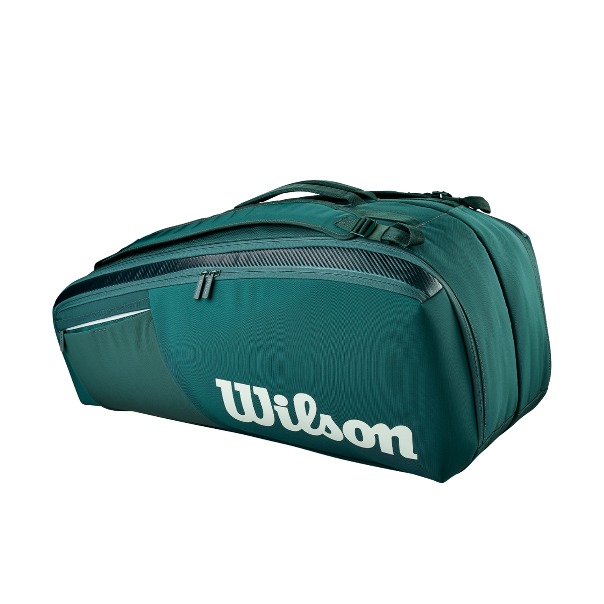 Wilson Blade V10 9Pk Racket Bag 2026, Green, back view