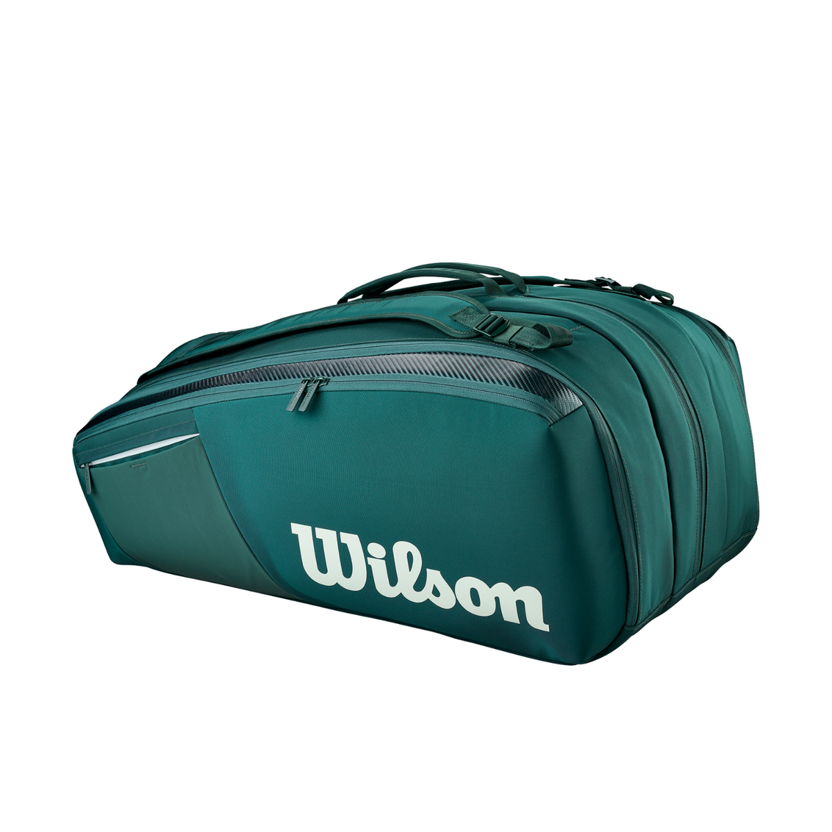 Wilson Blade V10 15Pk Racket Bag 2026, Green, back view
