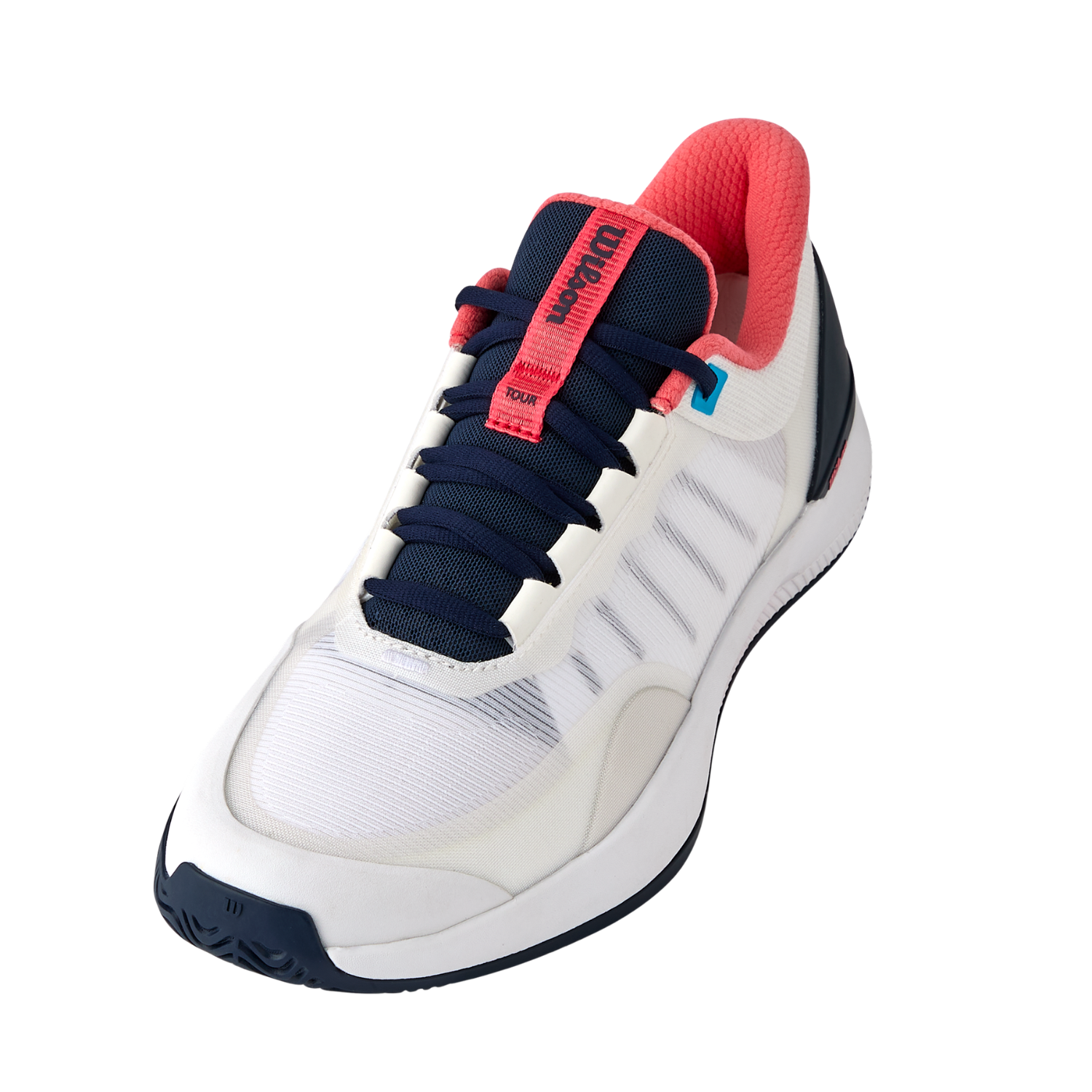 Wilson Intrigue Tour Tennis Shoe Women - White/Navy Tennis Shoes Wilson