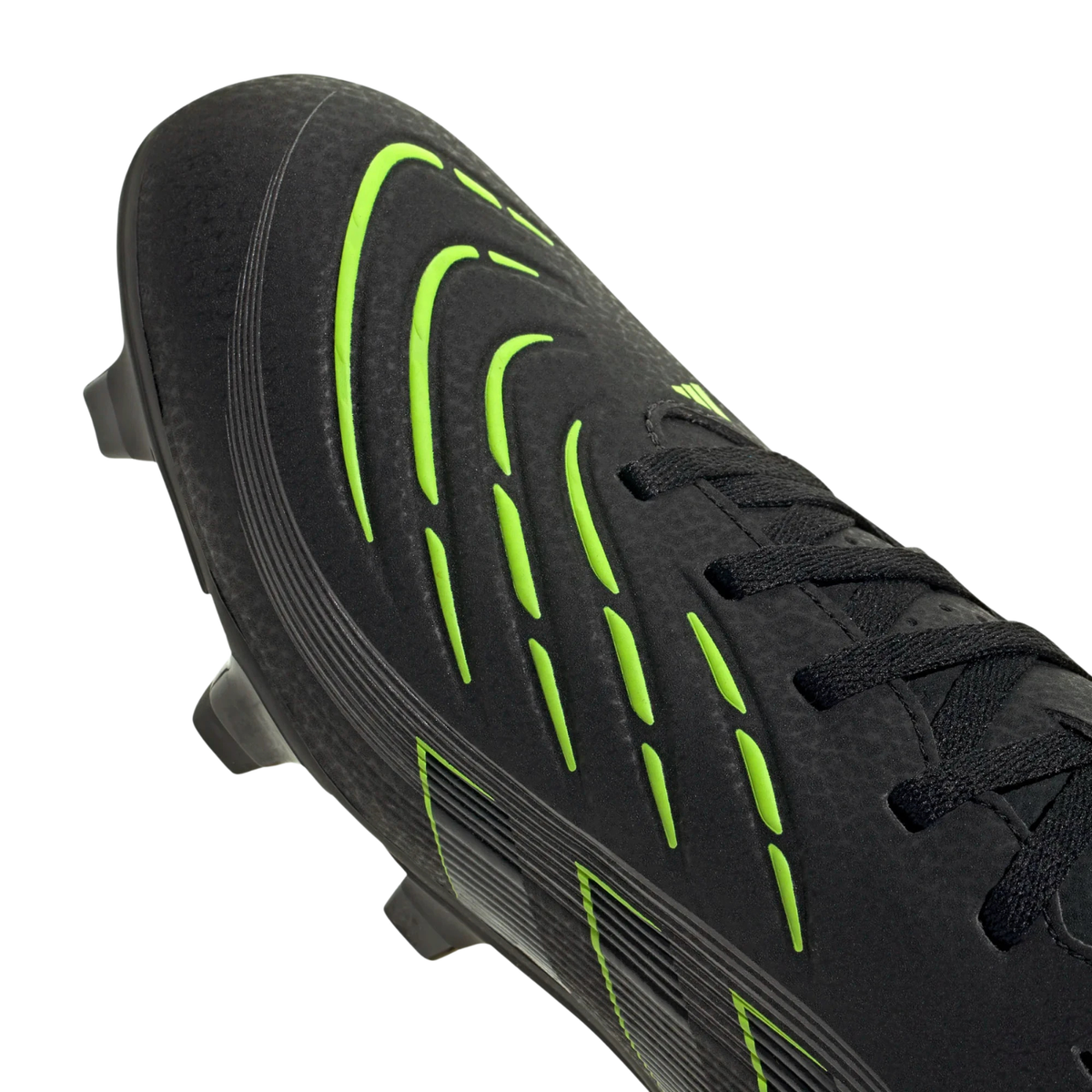Adidas Predator Club FG/MG Football Shoe Unisex - Black/Lemon shoes Adidas