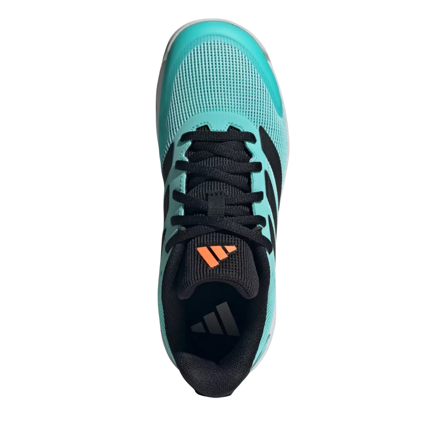 Adidas Ubersonic Tennis Shoes Kids, Aqua, detail view