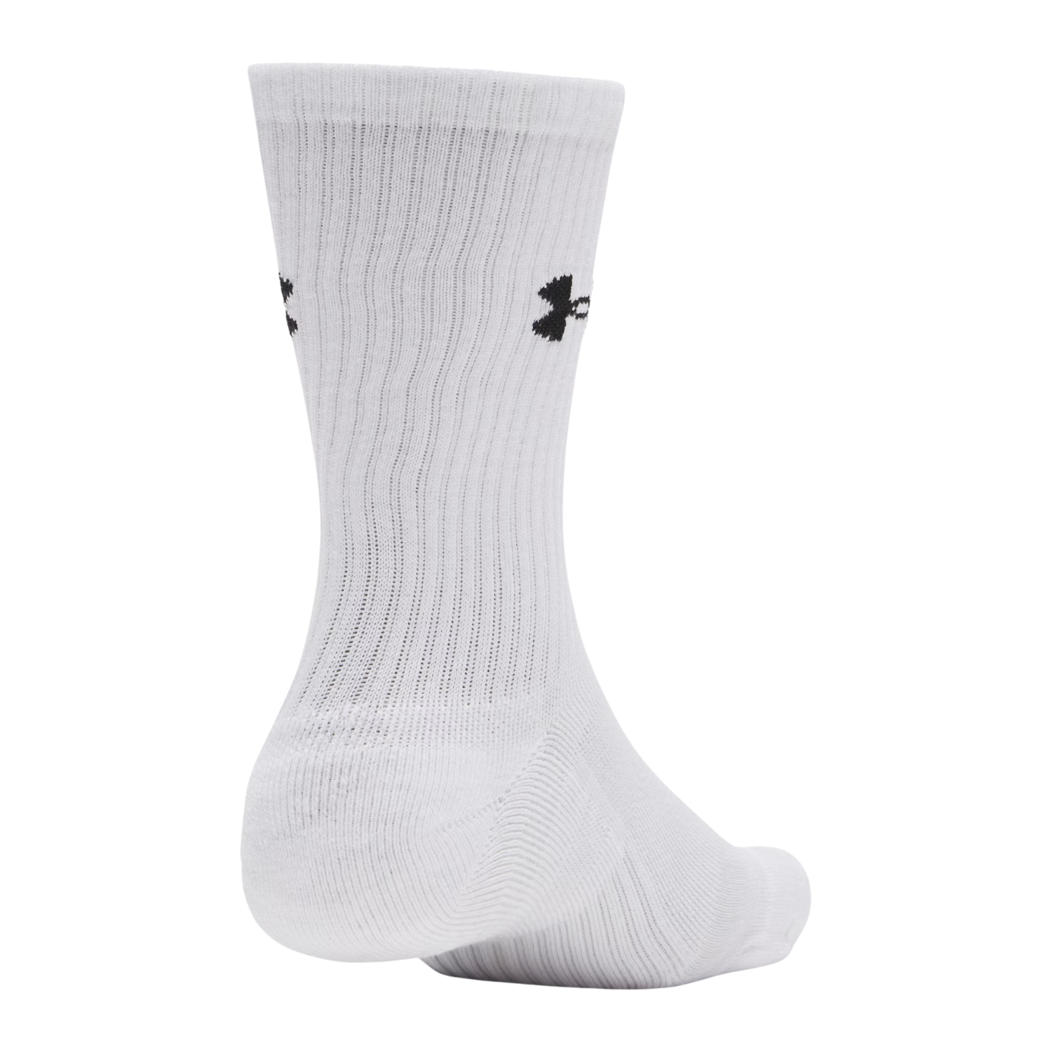 Under Armour Performance Cotton 3Pk Crew Socks Unisex - White/Steel Clothing Under Armour