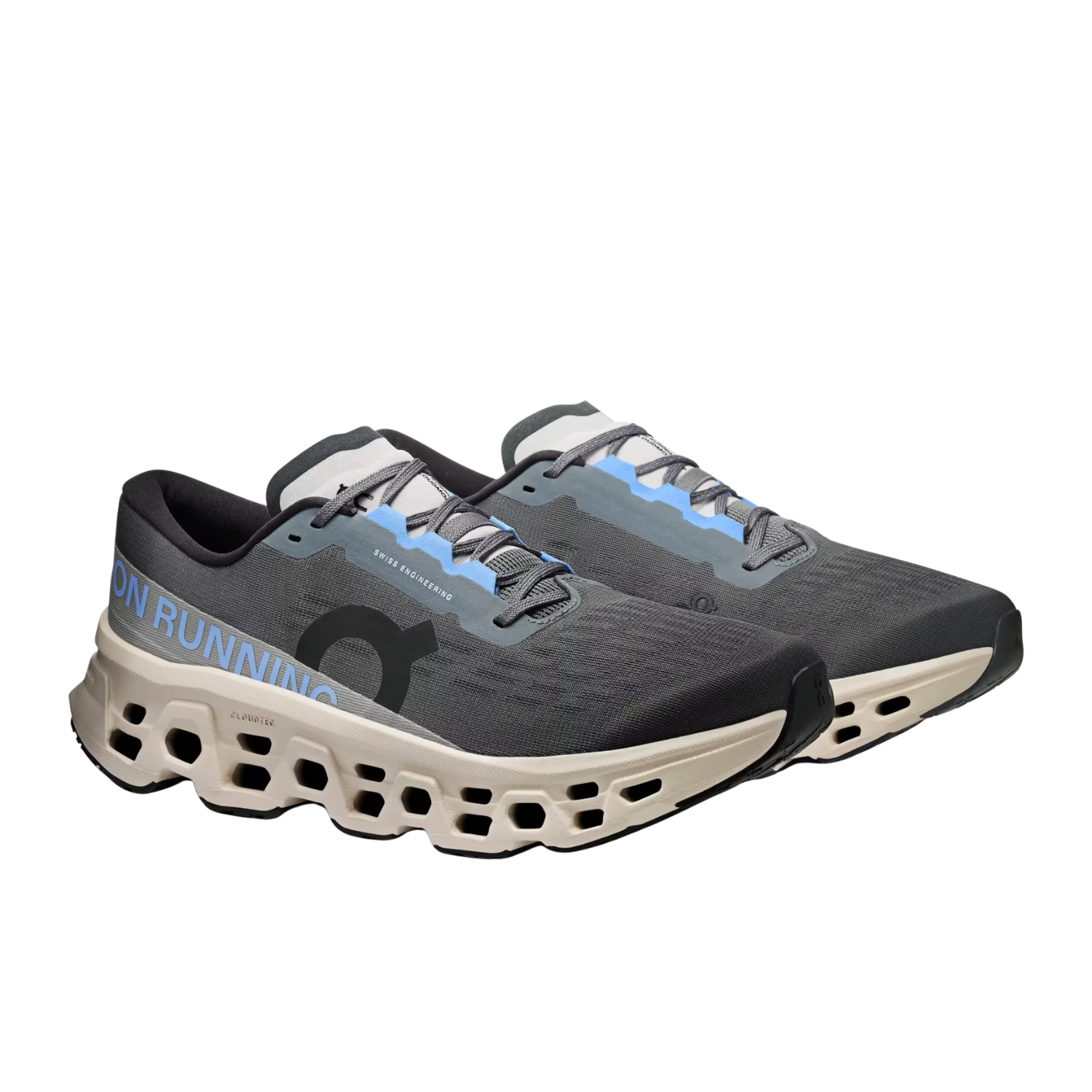On Running Cloudmonster 3 Running Shoe Men - Rock/Silver Running Shoes On Running