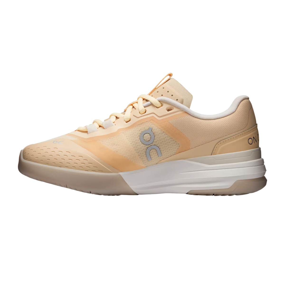 On Running The Roger ADV Pro Tennis Shoe Women, Blonde/Gardenia, back view