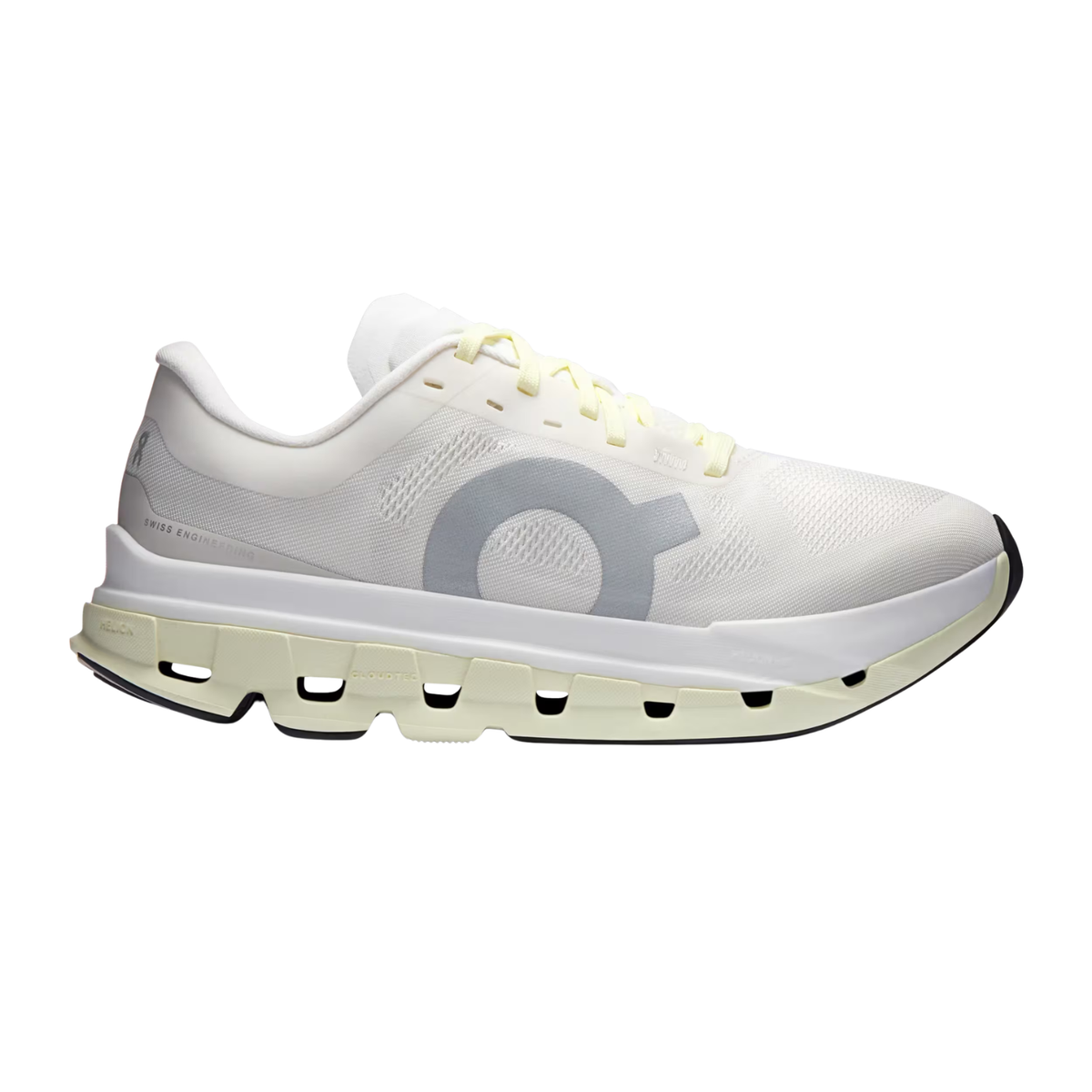 On Running Cloudflow 5 Running Shoe Women, Ivory/Seedling, back view