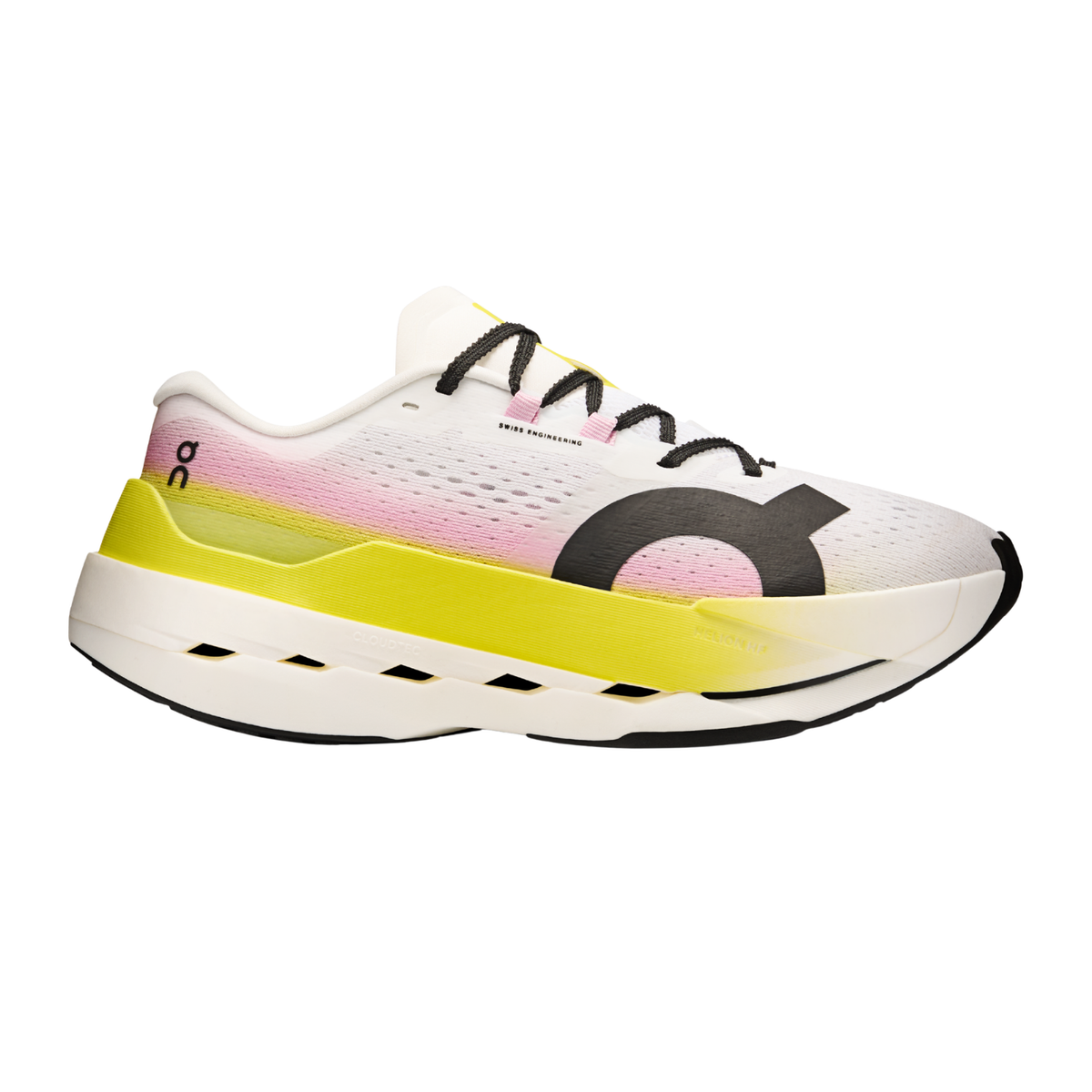 On Running Cloudboom Max Running Shoe Women - White/Yellow Running Shoes On Running