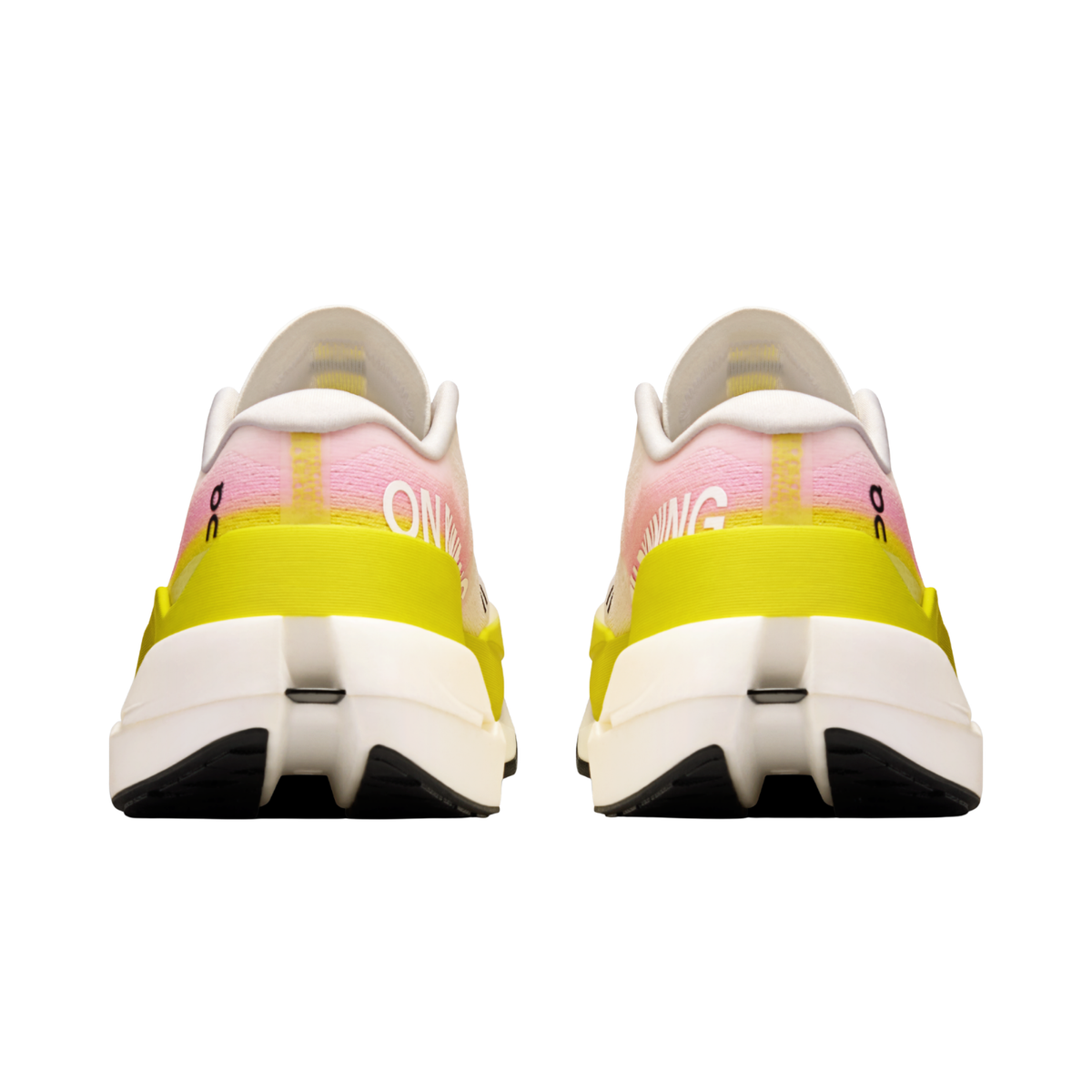 On Running Cloudboom Max Running Shoe Women - White/Yellow Running Shoes On Running