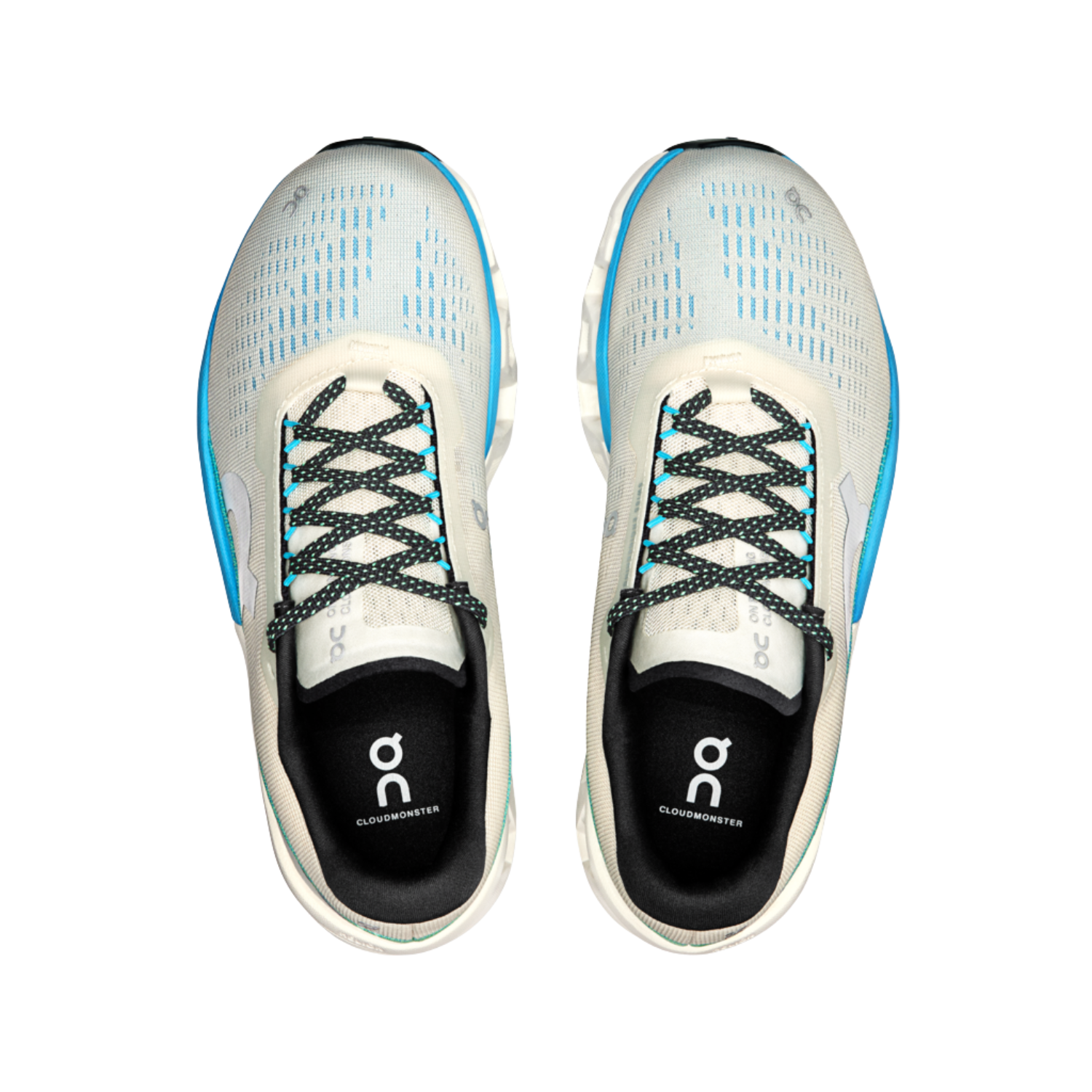 On Running Cloudmonster 2 Running Shoes Women - Cream/Horizon Running Shoes On Running