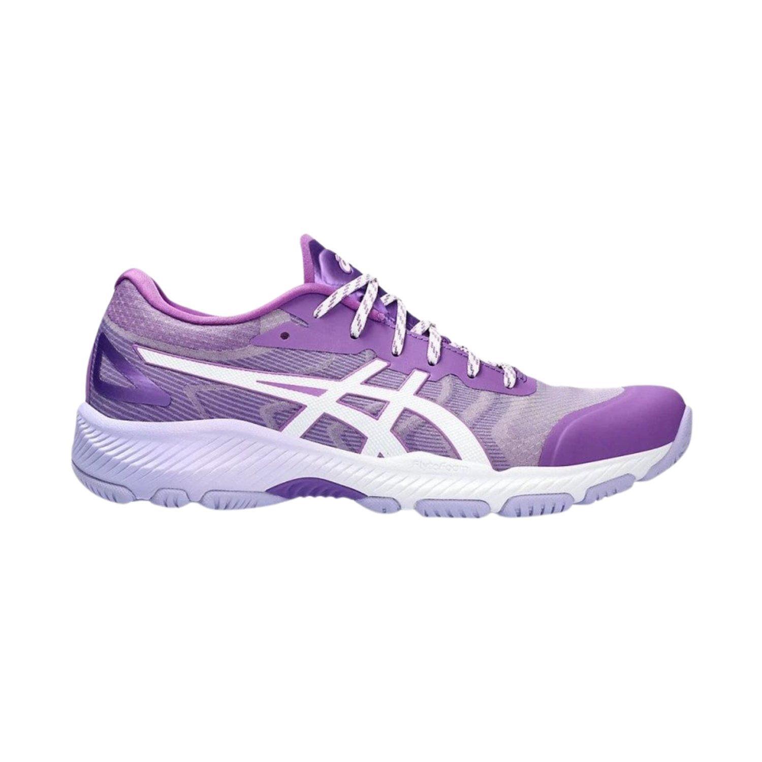 ASICS NETBURNER PROFESSIONAL FF 3 Netball Shoe - W 500 CYBER GRAPE WHITE Netball Shoe Asics
