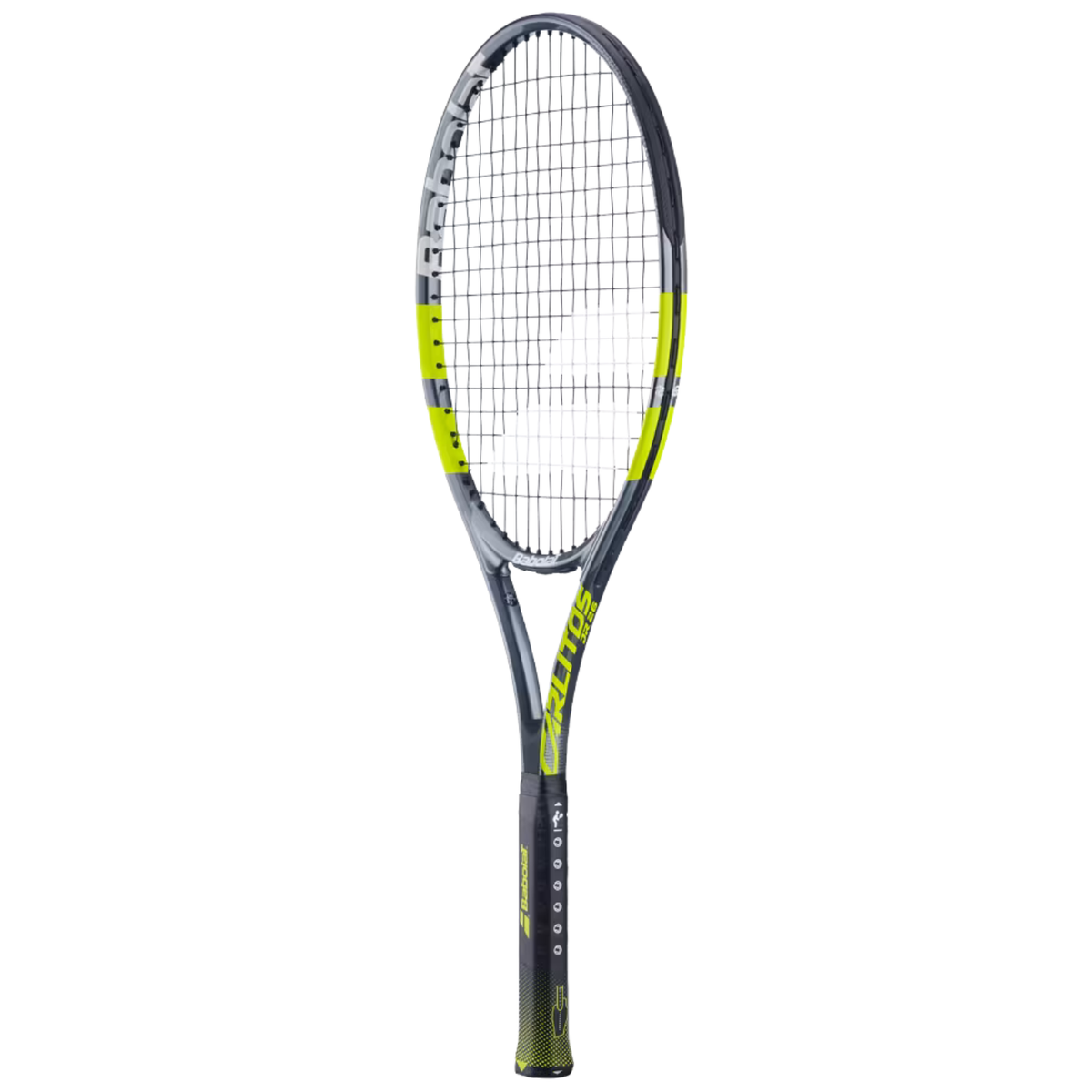 Babolat Carlitos Junior 26 2026 Tennis Racket Strung - Grey/Yellow Tennis Rackets Babolat