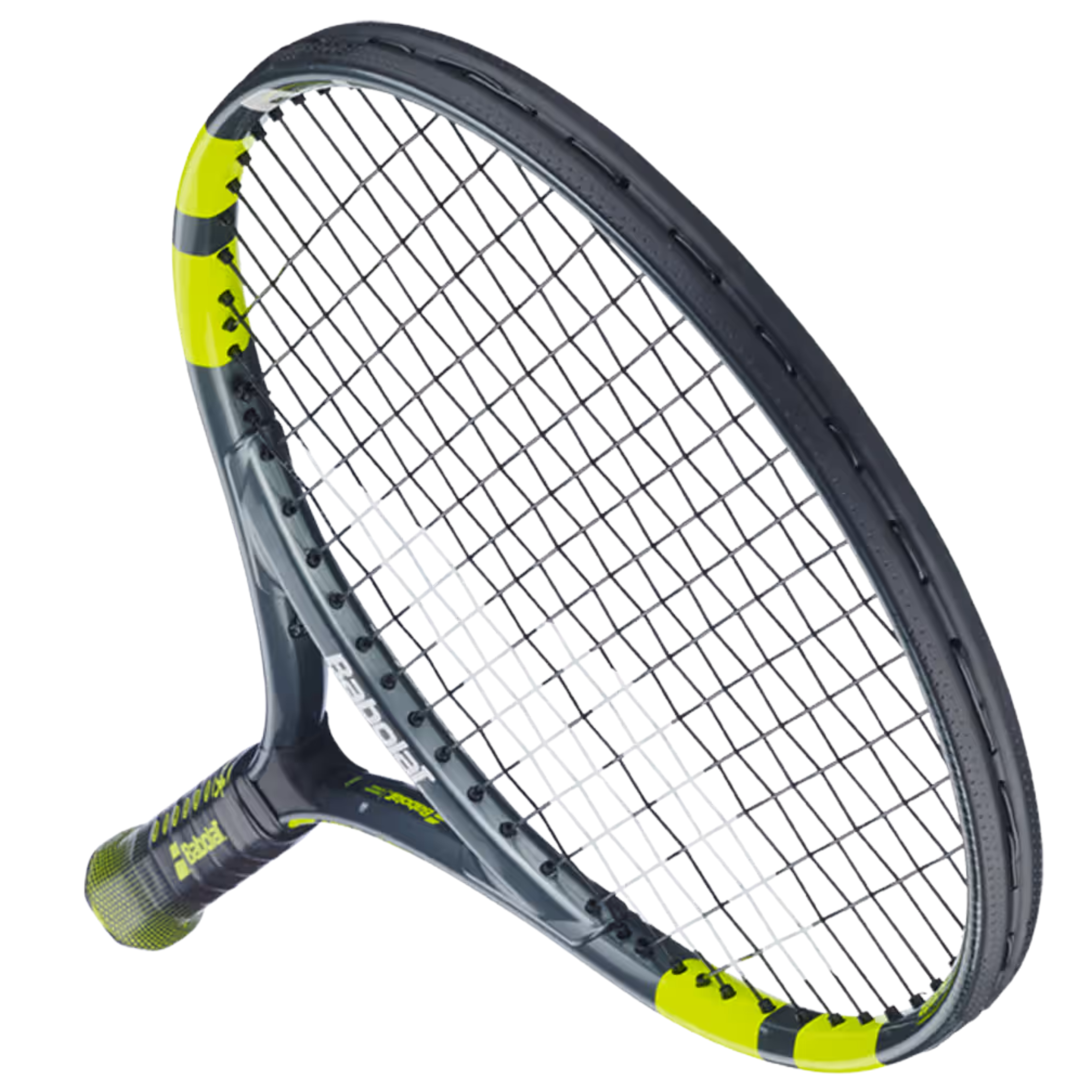 Babolat Carlitos Junior 23 2026 Tennis Racket Strung - Grey/Yellow Tennis Rackets Babolat