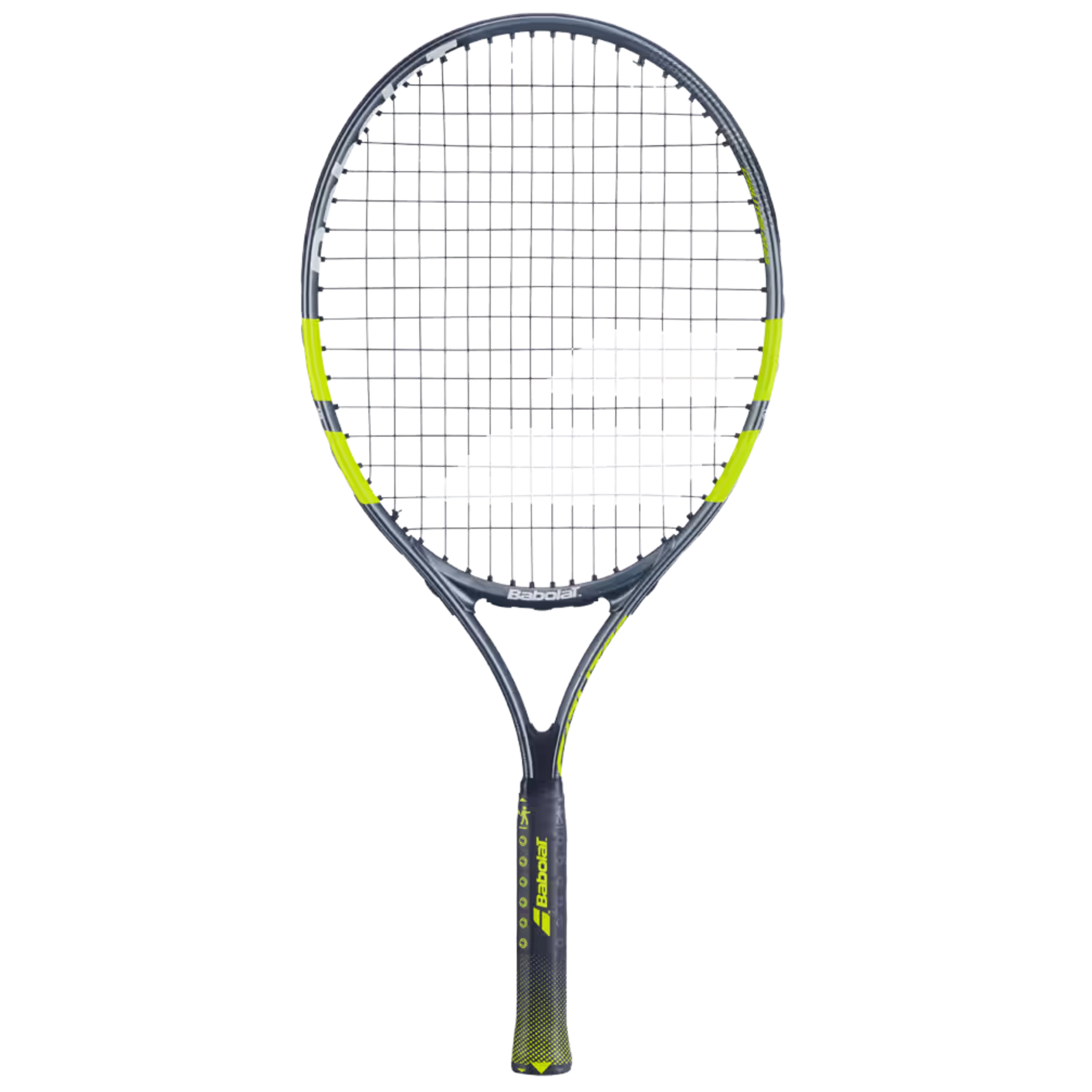 Babolat Carlitos Junior 23 2026 Tennis Racket Strung - Grey/Yellow Grey Yellow 23" Tennis Rackets Babolat