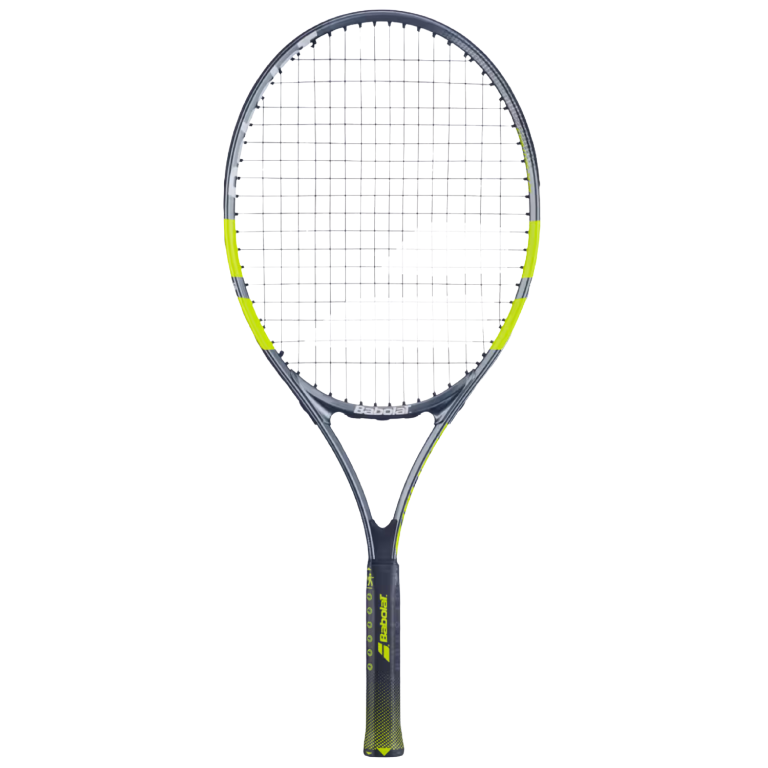 Babolat Carlitos Junior 25 2026 Tennis Racket Strung - Grey/Yellow Grey Yellow 25" Tennis Rackets Babolat