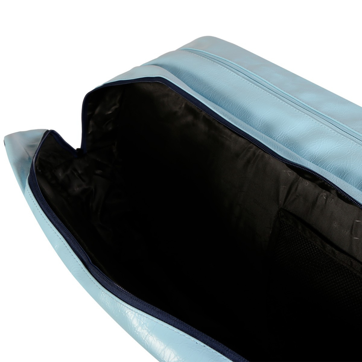 Hundred Trailblazer Badminton Kit Bag, Blue/Black, close-up detail