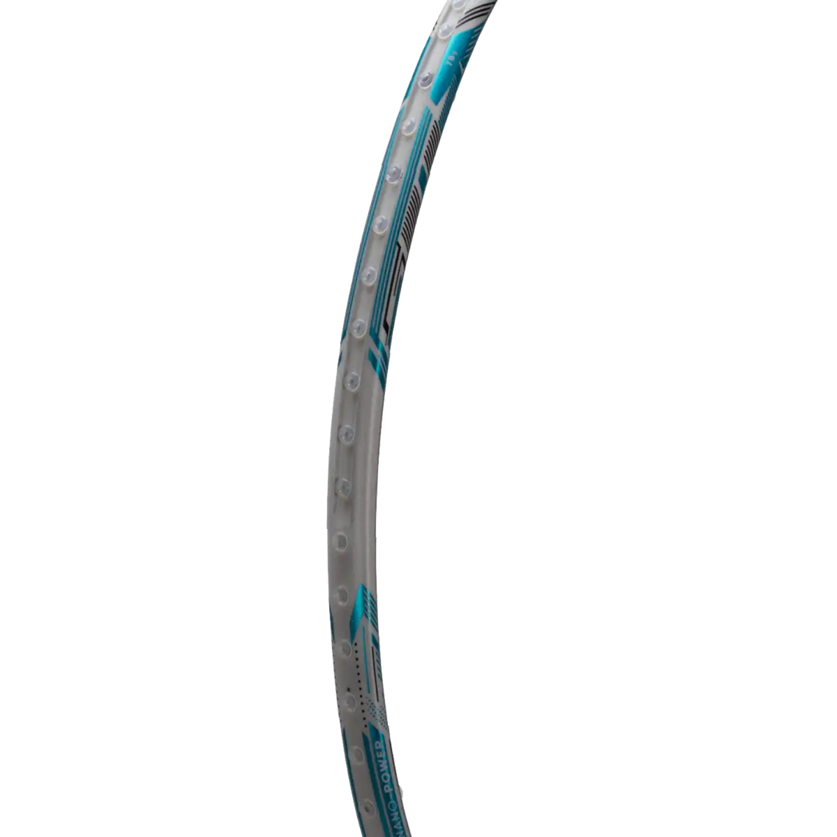Hundred Nuclear 78 Badminton Racket, White/Blue, alternative view