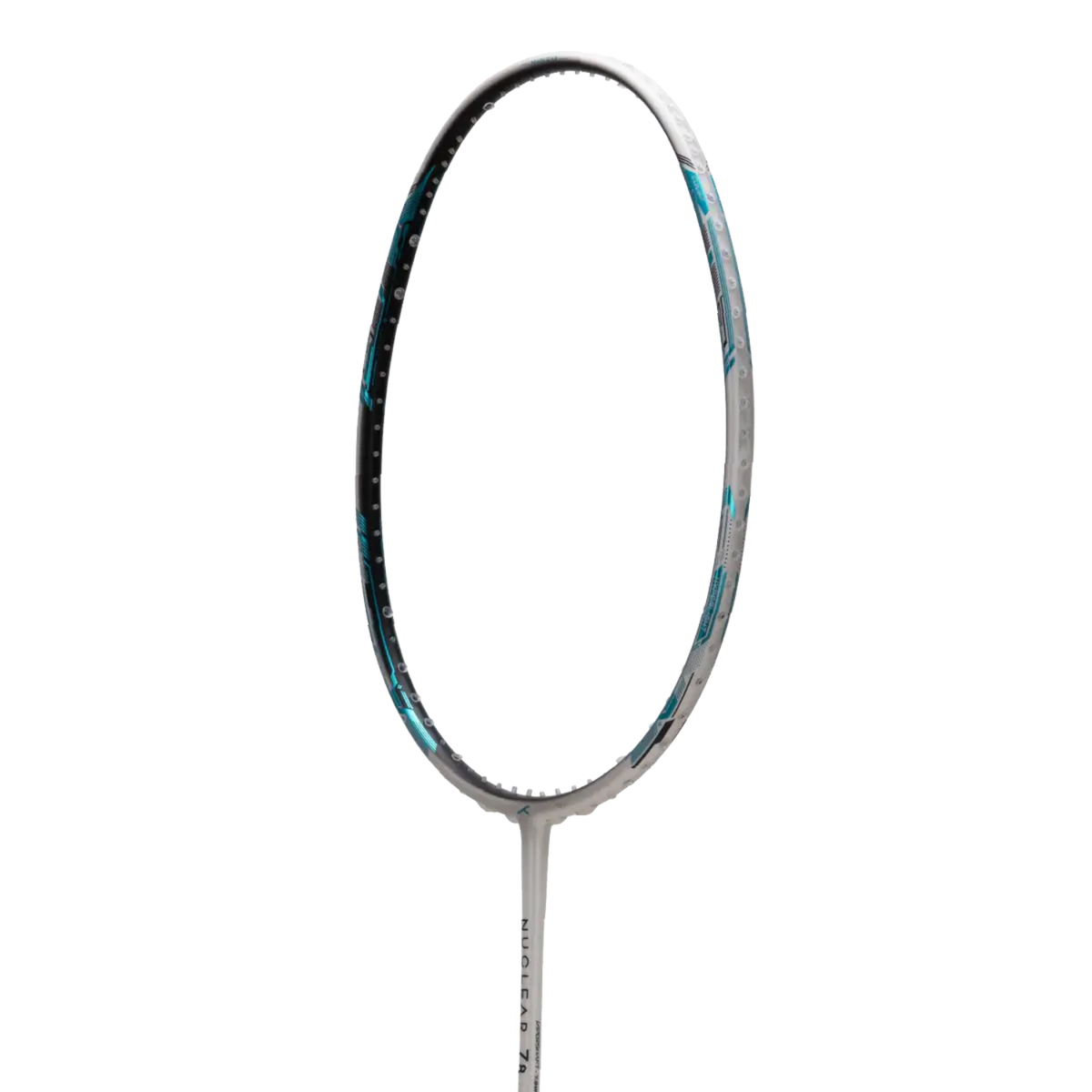 Hundred Nuclear 78 Badminton Racket, White/Blue, detail view