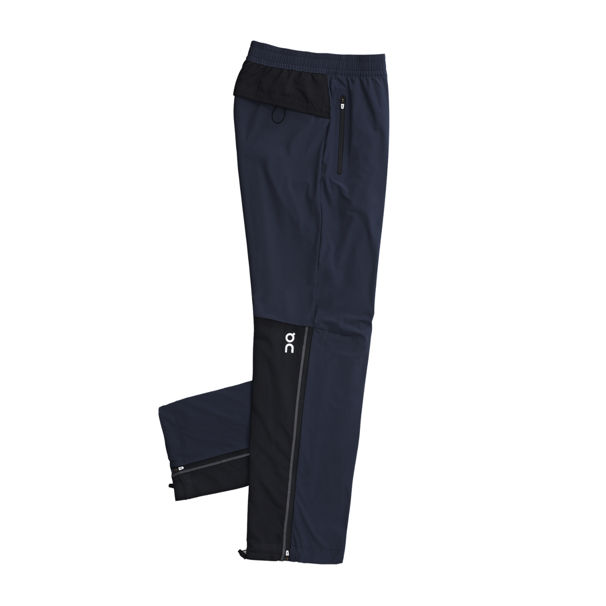 On Track Pants Men, Navy/Black, front view