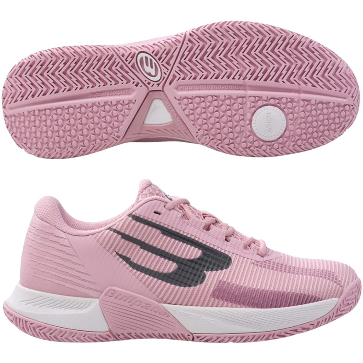 BullPadel Perf Comfort 26V Padel Shoes Women - Pink Padel Shoes BullPadel