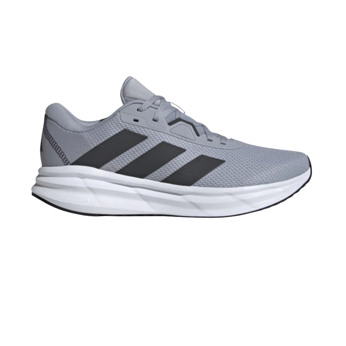 Adidas Galaxy 7 Running Shoes Men, Silver/Black, back view