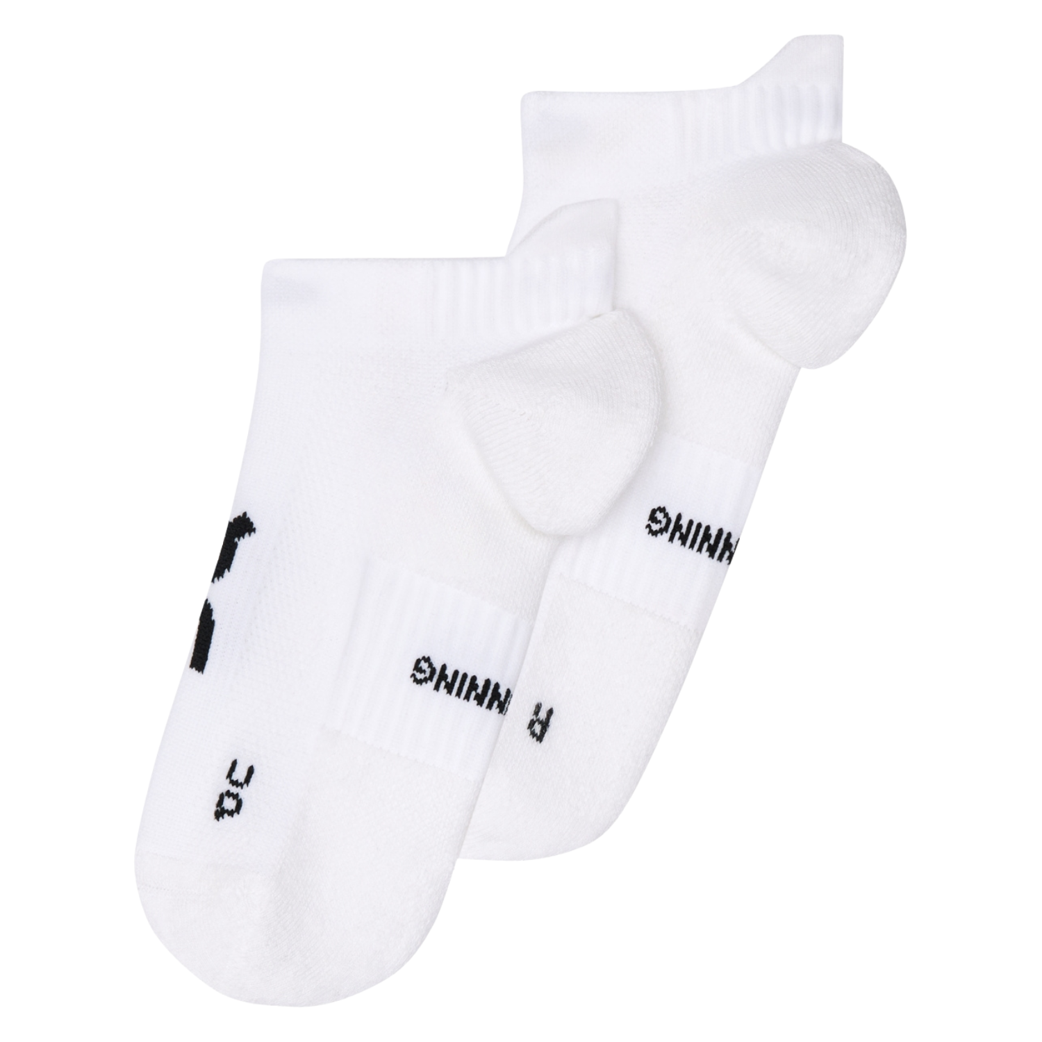 On Running Core Run Sock Low 2 Pack Unisex - White White Clothing On Running