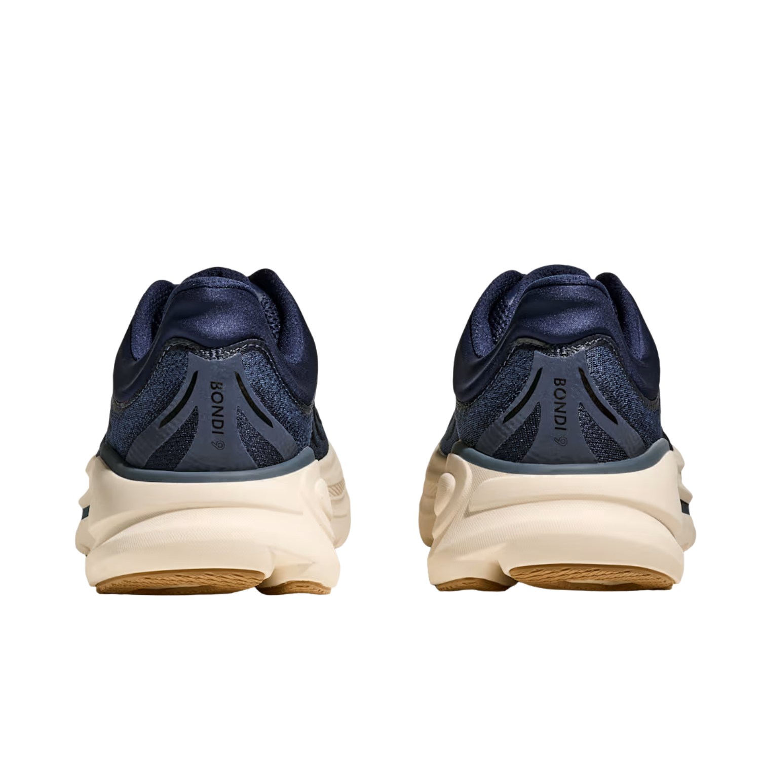 Hoka Bondi 9 Running Shoe Wide Men - Midnight Blue/Varsity Navy Running Shoes Hoka