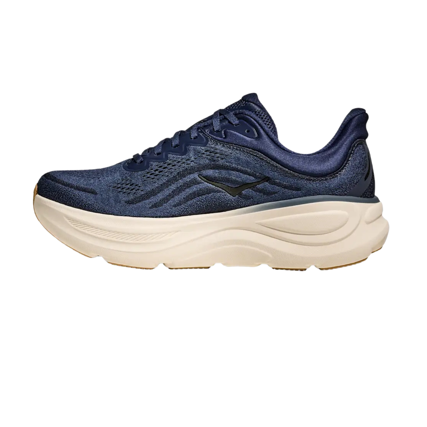 Hoka Bondi 9 Running Shoe Wide Men - Midnight Blue/Varsity Navy Running Shoes Hoka