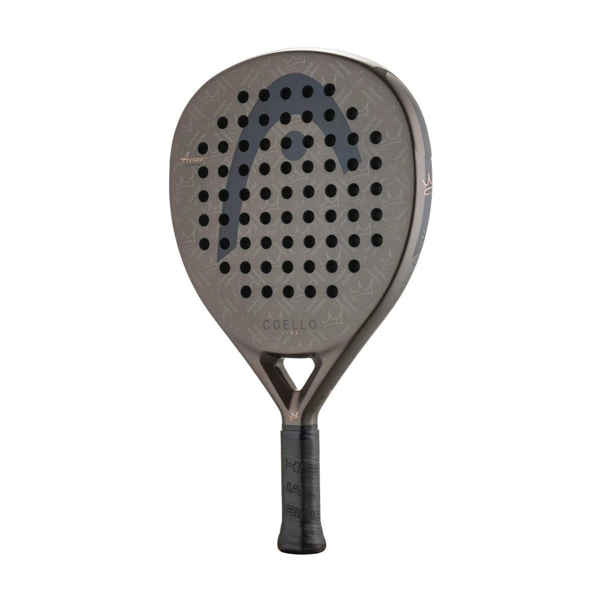 Head Coello Vibe 2026 Padel Racket, Brown, back view