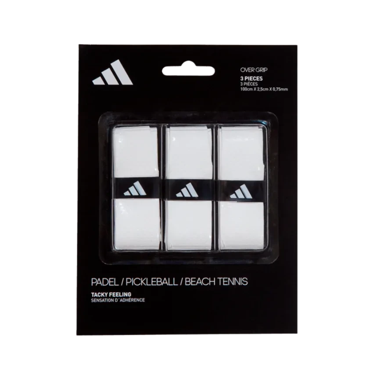 Adidas Padel Overgrip Set 3 Pack, White