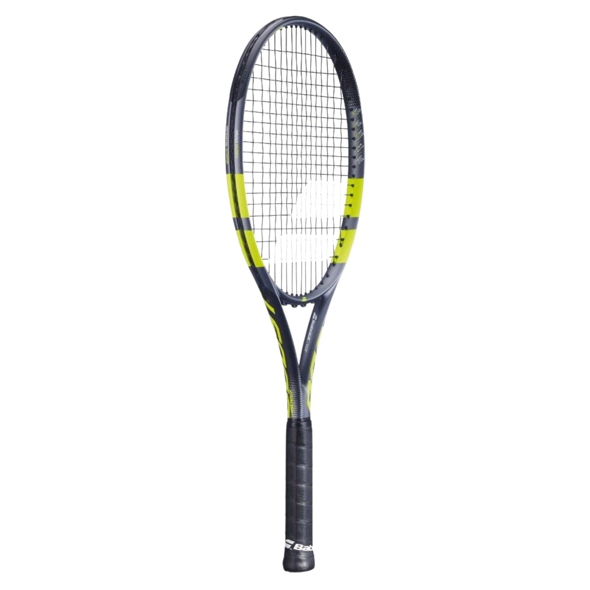 Babolat Boost Aero 2026 Strung Tennis Racket - Grey/Yellow Tennis Rackets Babolat