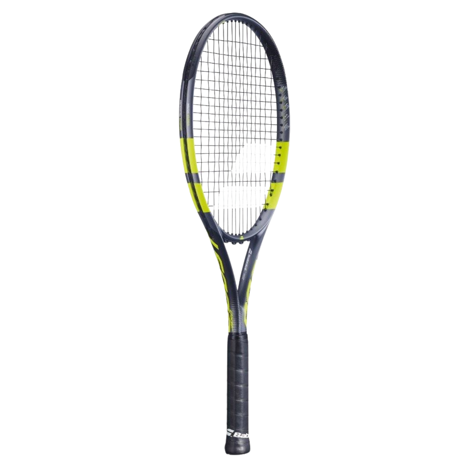 Babolat Boost Aero 2026 Strung Tennis Racket - Grey/Yellow Tennis Rackets Babolat