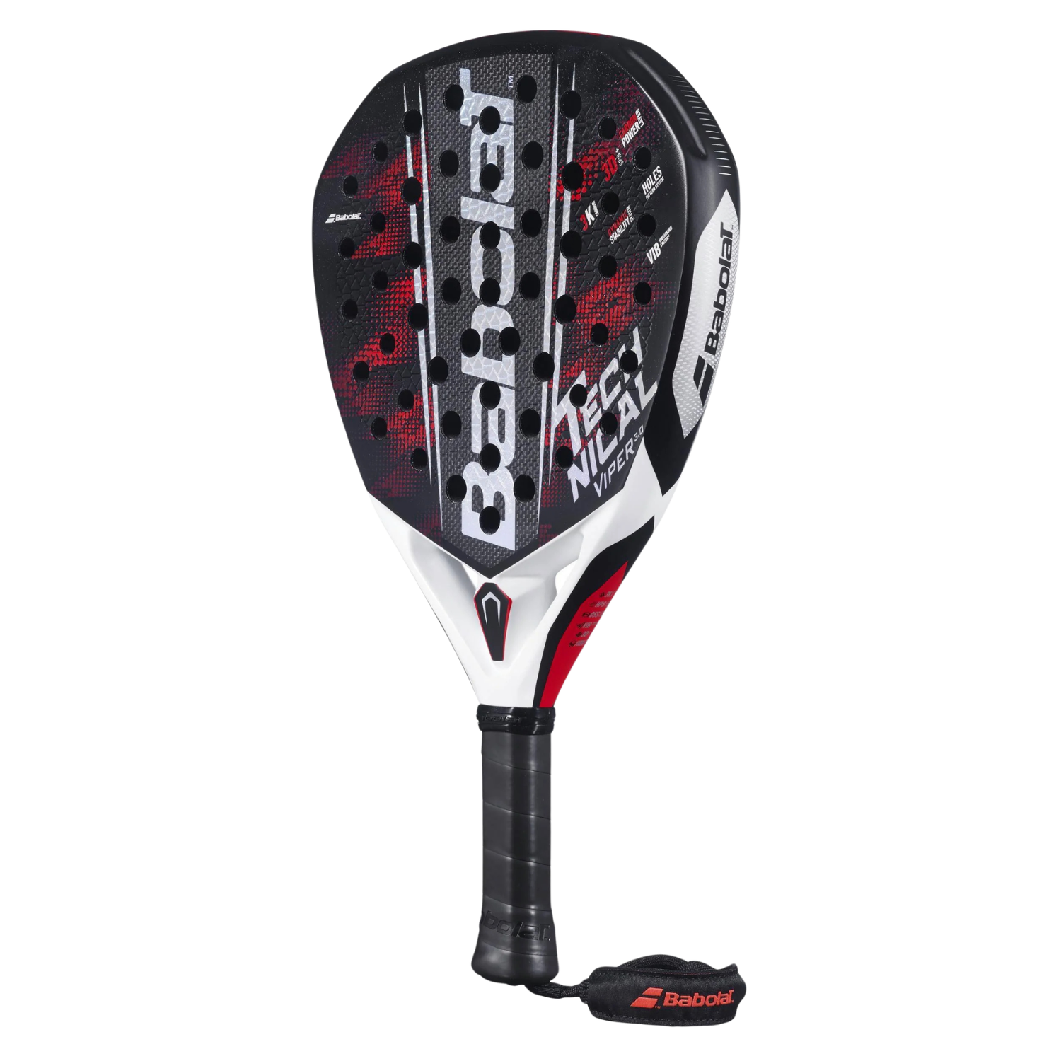 Babolat Technical Viper 3.0 Padel Racket - Red (150175) Padel Rackets Babolat
