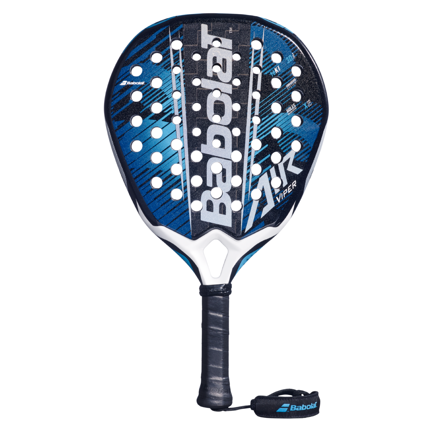 Babolat Air Viper 2.6 Padel Racket - Black/Blue (150176) Black Blue One Size Padel Rackets Babolat