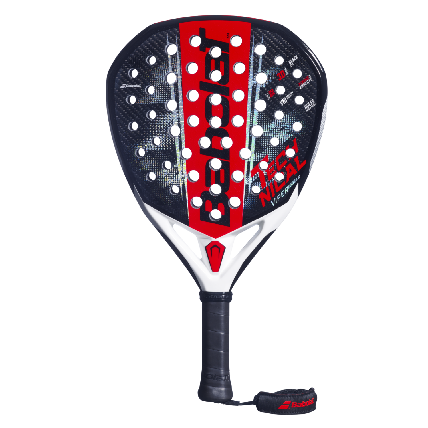 Babolat Technical Viper Soft 3.0 Padel Racket - Red/Dark Navy (150179) Red Dark Navy One Size Padel Rackets Babolat