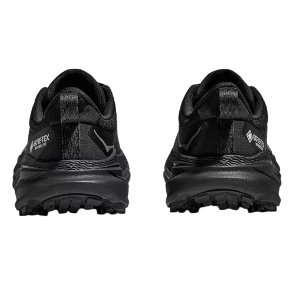 Hoka Challenger ATR 7 GTX Running Shoe Men, Black/Black, close-up detail