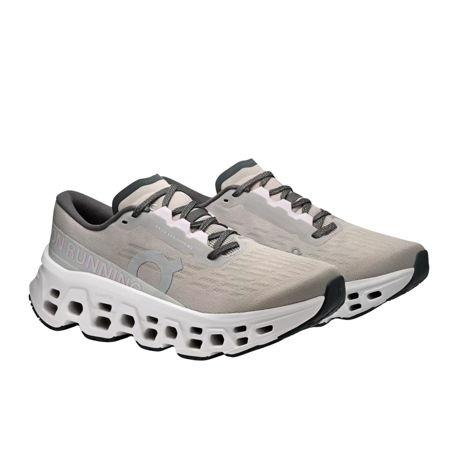 On Running Cloudmonster 3 Running Shoe Women - Truffle/Ivory Running Shoes On Running