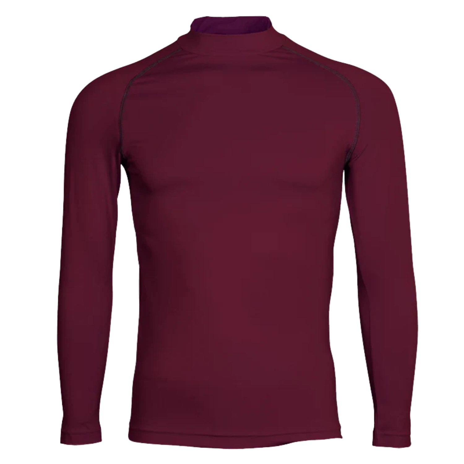Rhino TRM12 Long Sleeve Baselayer Maroon Baselayer Rhino