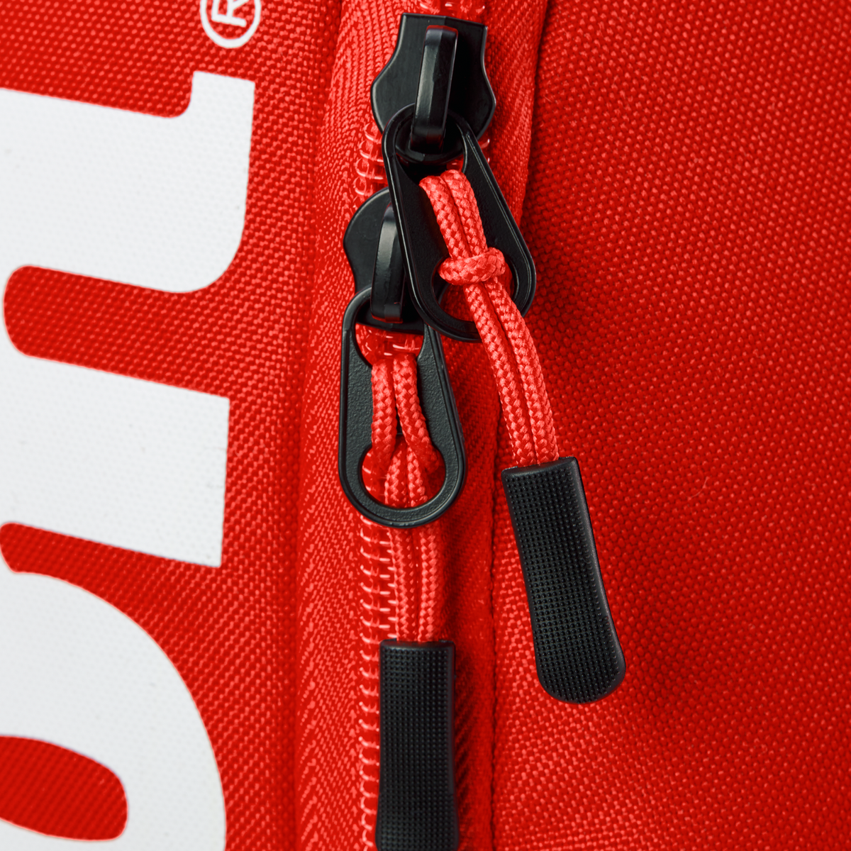 Wilson Tour Padel Backpack 2026, Red/Black, close-up detail