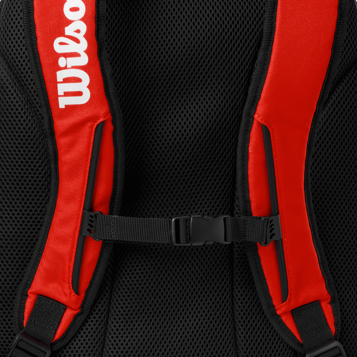 Wilson Tour Padel Backpack 2026, Red/Black, detail view