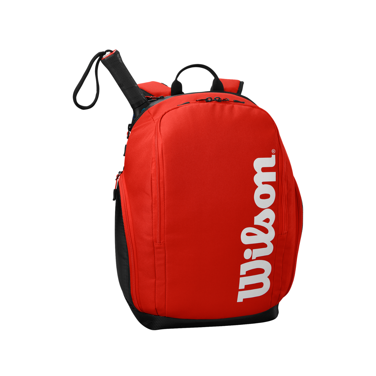 Wilson Tour Padel Backpack 2026, Red/Black, back view
