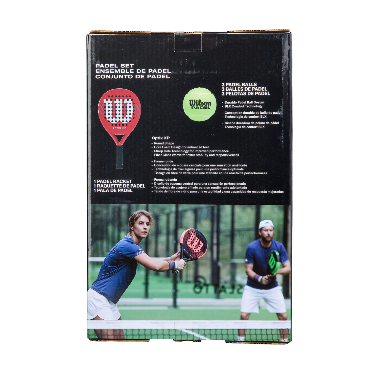 Wilson Optix XP Padel Kit Box - Red Accessories Wilson