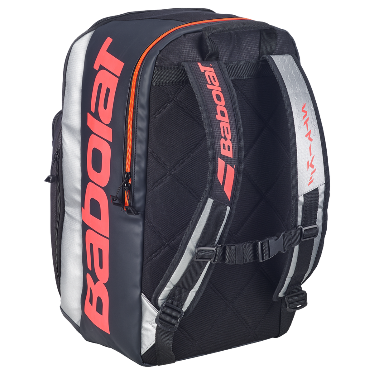 Babolat Pure Strike Backpack 42L, Carbon Grey, back view