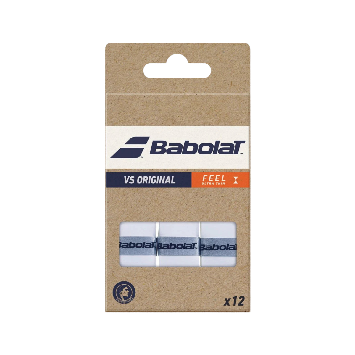 Babolat VS Original Overgrip (12 Pcs), White