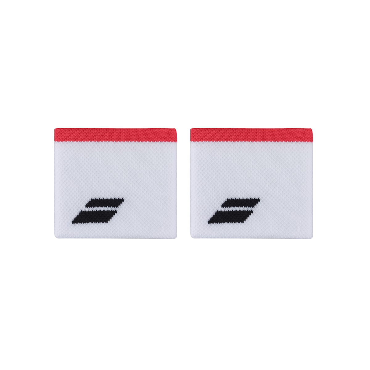Babolat Logo Wristband Unisex (Twin Pack) - Multicolour White Red 7.5 cm Accessories Babolat