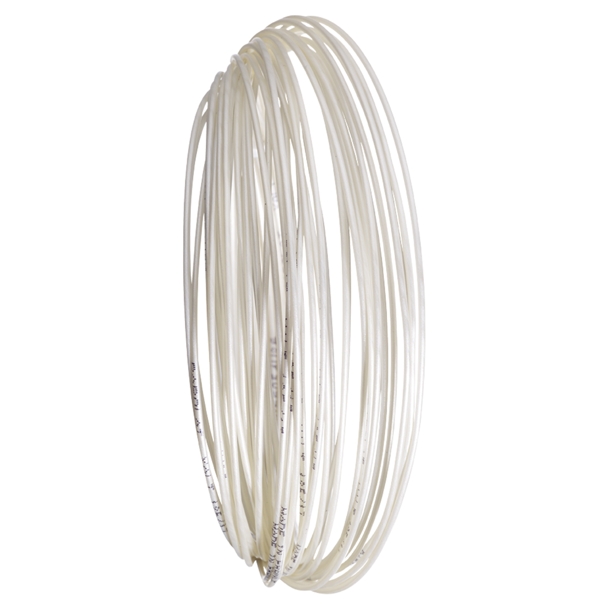 Babolat Xalt 12m Tennis String, White, side view