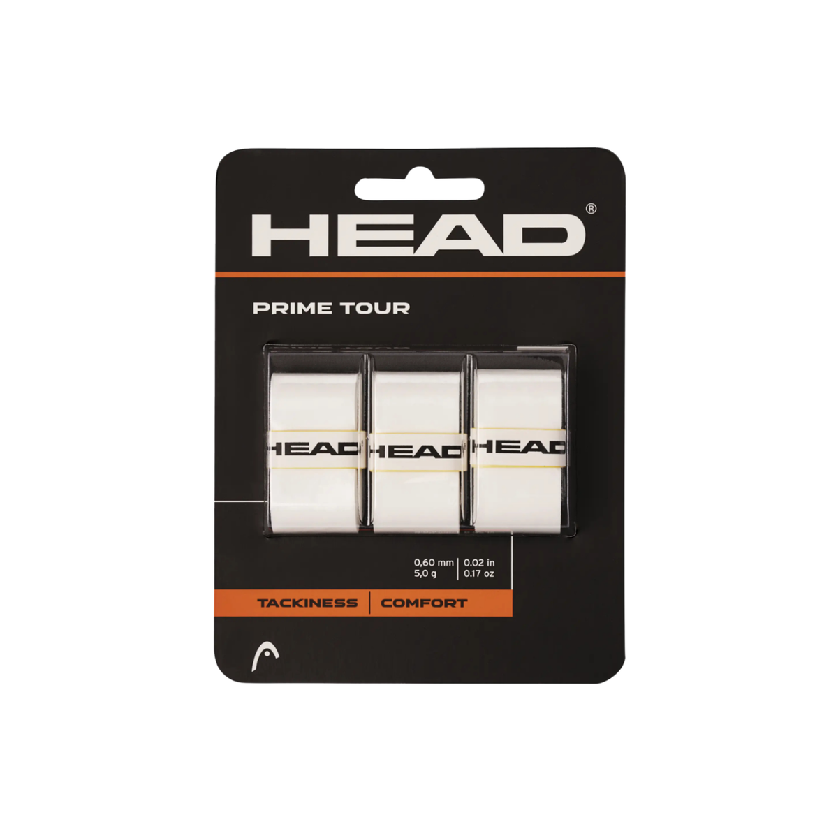 Head Prime Tour Tennis Overgrip (Pack of 3), Multicolour, detail view