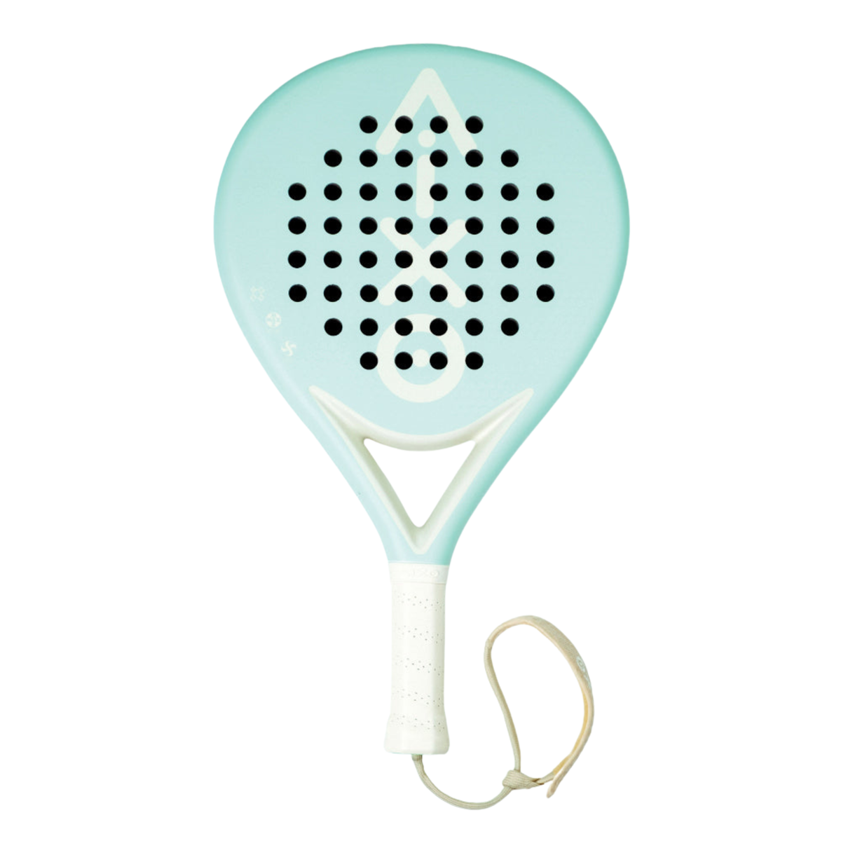 Aixo Pastel de Mint Ghost Padel Racket - Full Carbon - RL-B09 Mint Green One Size Padel Aixo