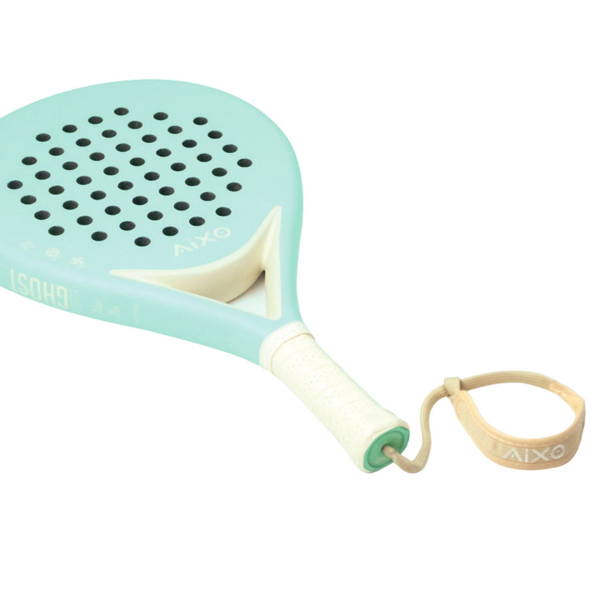 Aixo Pastel de Mint Ghost Padel Racket - Full Carbon - RL-B09 Padel Aixo
