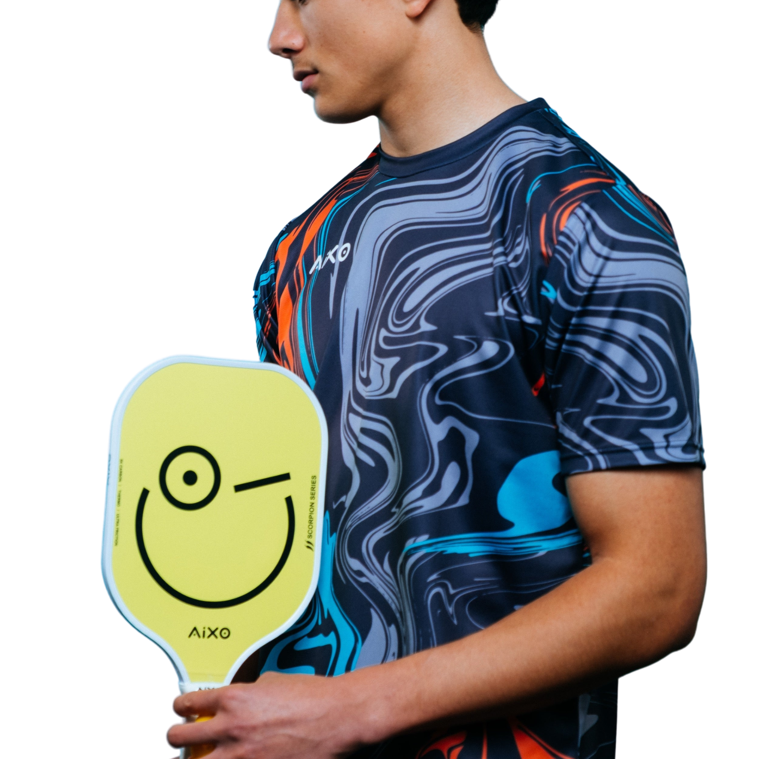 Aixo P11A Scorpion Series Mood 3K Raw Carbon Pickleball Paddle Pickleball Paddle Aixo